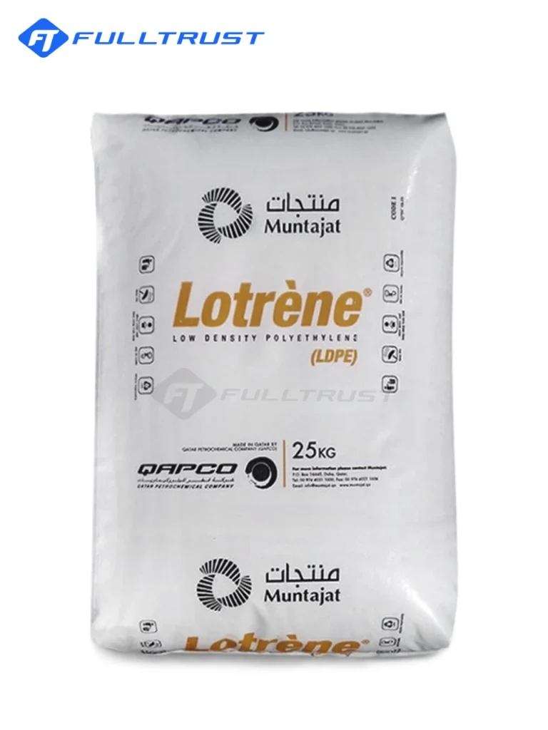 Lotrene PE Resin bag, representative packaging photo