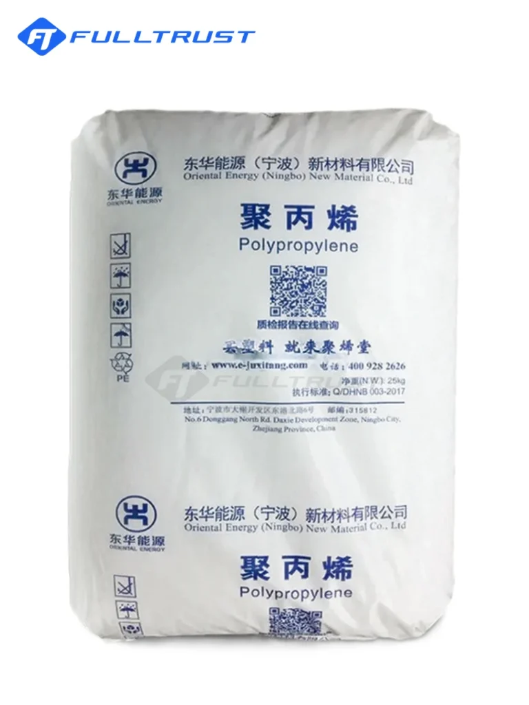 Oriental Energy PP Resin bag, representative packaging photo